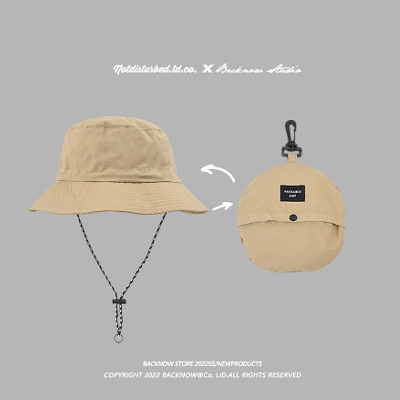 휴대용 방수 벙거지 모자 등산 여행 캠핑